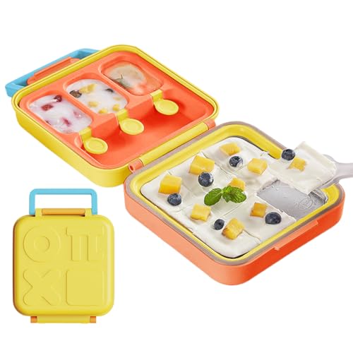 Amulett Form - 2-in-1 Joghurtformen Für Hausgemachte Desserts | Multifunktionale Dessertform Mit Leichter Entnahme Für Familienfeiern Und Partys von Stronrive