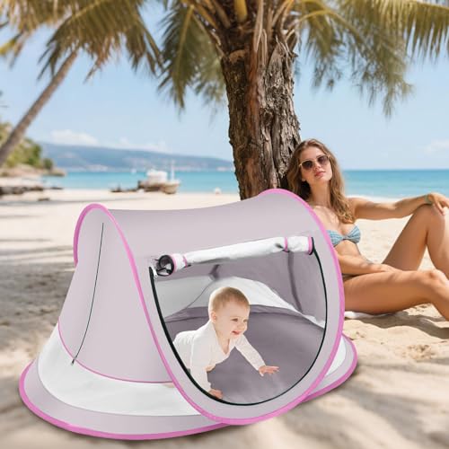 Baby Strandzelt - Baby Schattenspender - Leichter Sandgeschützter Outdoor-Sonnenschutz Für Picknick Park Urlaub Camping Garten See Erholung Baby Strandzelt - Baby Schattenspender - Leichter Sandgeschützter Outdoor-Sonnenschutz Für Picknick Park Urlaub Camping Garten See Erholung von Stronrive