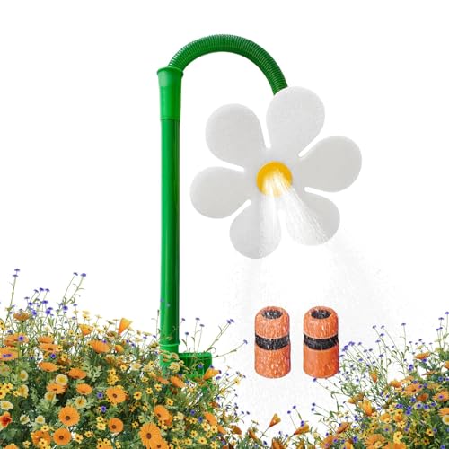 Blumenregner Und Gießbrause | Rasenbewässerung Tanzende Blume Sprenger | 360 Grad Rotierendes Bewässerungssystem Sommer Spielzeug Für Garten Hof Wasserspaß von Stronrive