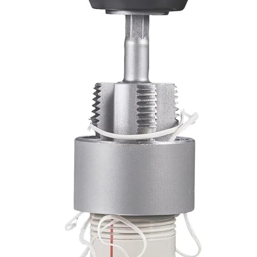Gewindeschneider für Rohre, PVC Rohrgewindeschneider, Verschleißfeste Integrierte Innen- Und Außenschneideisen Mit Zapfen Für Elektrobohrer von Stronrive