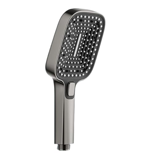 Handheld Duschkopf | Quadratischer Duschkopf Hochdruck Starker Strahl | Verstopfungsresistenter Wassersprüher Für Badezimmer Dusche Haushalt Studentenwohnung Hotel Badewanne | Kinder von Stronrive