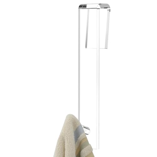 Handtuchhaken für Duschtür, Acryl-Badezimmerhaken für Handtücher | rutschfeste Acryl-Badezimmerhaken,Transparenter, schrumpfbarer Öffnungs-Design-Duschglas-Türhaken für Handtuch-Luffa von Stronrive