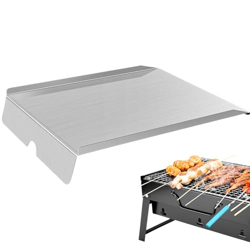 Hitzeschild Für Grill,Ersatzteile für Smoker & Grill - Wetterfestes Heizblech für Garten Camping Outdoor Kochen Haushalt Gewerbe Tailgating Wohnmobilreisen von Stronrive