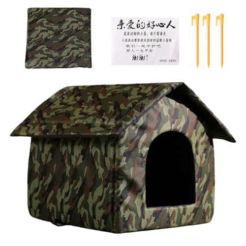 Katzenhaus Outdoor,Falbares Wetterfestes Katzenhaus Outdoor | rutschfeste Schlafhöhle Winddichtes Versteck,Makeup Zuhause Freunde Familie Katzenhaus Outdoor,Falbares Wetterfestes Katzenhaus Outdoor | rutschfeste Schlafhöhle Winddichtes Versteck,Makeup Zuhause Freunde Familie von Stronrive