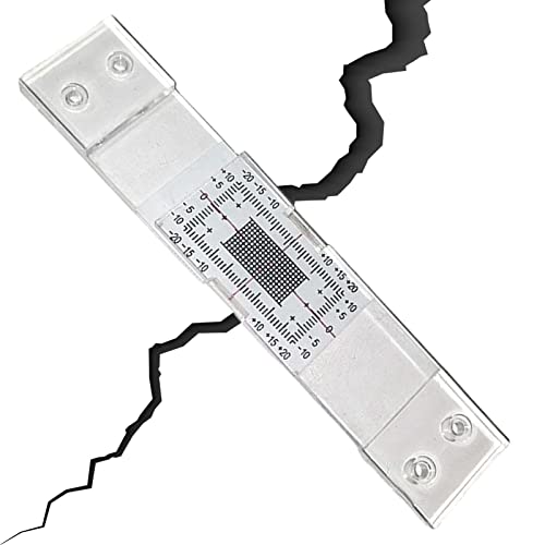 Stronrive 10×3×0,9 c Rissmonitor Rissmessgerät Monitor Rissmonitor Für Beton Rissüberwachung Gebäudewand Rissmonitor Rissmessgerät Zur Überwachung Von Wandverformungen Und Rissen von Stronrive