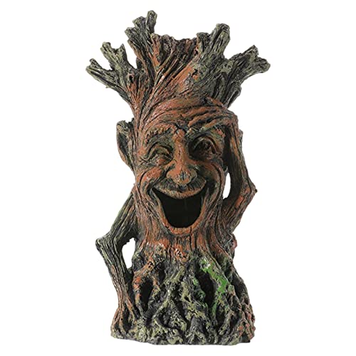 Stronrive Aquarium-Statue - Aquarium-Baum-Gesichts-Skulptur | Kunstharz-Ornament für Aquarien, Aquarien, Dekoration, Unterwasser-Zubehör Stronrive Aquarium-Statue - Aquarium-Baum-Gesichts-Skulptur | Kunstharz-Ornament für Aquarien, Aquarien, Dekoration, Unterwasser-Zubehör von Stronrive
