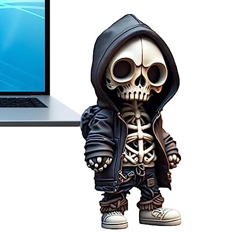 Stronrive Coole Totenkopfstatue | Skelettfiguren Gothic, Totenkopf-Harzstatue - Memorial Skeleton Collectibles Harzstatue, handbemalte Details Stronrive Coole Totenkopfstatue | Skelettfiguren Gothic, Totenkopf-Harzstatue - Memorial Skeleton Collectibles Harzstatue, handbemalte Details von Stronrive