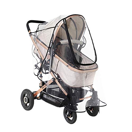 Stronrive Kinderwagen Regenschutz Windschutz Regenverdeck Für Kinderwagen Mit Fenster Und Reißverschluss Regenschutz Für Sportwagen Gute Luftzirkulation, Verschließbares Kontakt Fenster von Stronrive