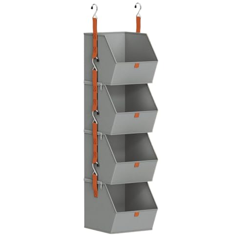 Stronrive Schrankorganizer Aufbewahrung - Schlafzimmer Kleiderorganizer Mit 4 Etagen,Platzsparende Aufbewahrungsboxen Würfel für Schlafzimmer Wohnung Kleiderschrank Dorm Pantry Stronrive Schrankorganizer Aufbewahrung - Schlafzimmer Kleiderorganizer Mit 4 Etagen,Platzsparende Aufbewahrungsboxen Würfel für Schlafzimmer Wohnung Kleiderschrank Dorm Pantry von Stronrive