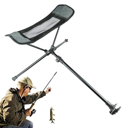 Stronrive Tragbarer Fußhocker - Leichte Beinauflage - Ausziehbarer Hocker für Picknick, Reisen, Camping, Garten, Jagd und Pool von Stronrive