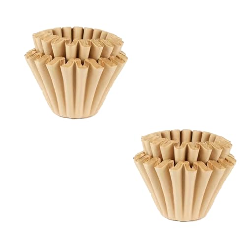 Stronrive -Korbfiltertüten 200 STK | 1-2 Tassen 45/50mm Papierfilter Korbfilter Kaffeefilter | Einweg Kaffeefilterpapier Ersatz des Kaffeefilters aus Holzfasern von Stronrive