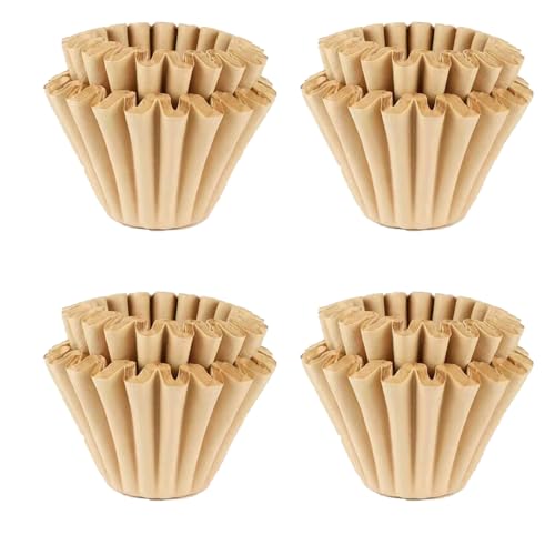 -Korbfiltertüten 400 STK | 1-2 Tassen 45/50mm Papierfilter Korbfilter Kaffeefilter | Einweg Kaffeefilterpapier Ersatz des Kaffeefilters aus Holzfasern von Stronrive