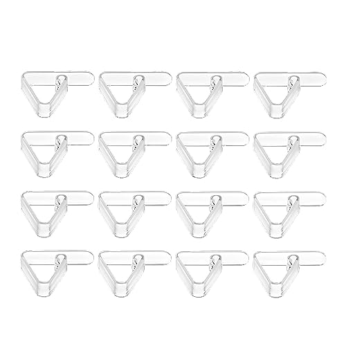 Tischdeckenklammern | Picknick-Tischdecken für draußen,16 Stück transparente Tischdecken-Klammern, Tischdecken-Befestigung, Tischdecken-Halter-Clips, Picknick-Tischdecken-Klemmen für drinnen von Stronrive