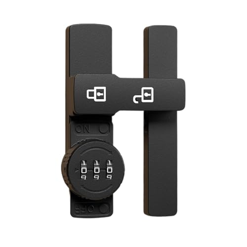 Vorratsschloss Mit Code, Sicherheitsschloss Für Schubladen Und Schränke, Diebstahlschutz Ohne Bohren Für Schlafzimmer Küche Haushalt Arbeitsplatz Dokumente von Stronrive