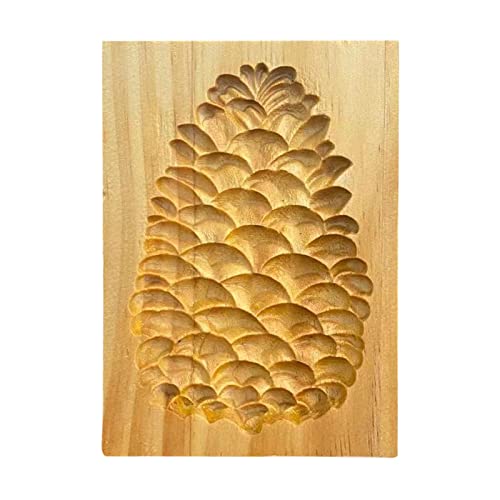 Stronrive Weihnachten Keksausstecher Set Holz Plätzchenform Plätzchenausstecher Keks Stempel Form Plätzchen Presse Form Kuchenform Backzubehör Von Keksen, Fondant 1 Stk von Stronrive