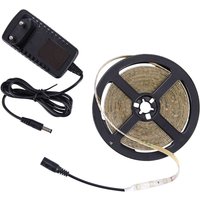 LED Band IP65 Netzstecker 6500 K kaltweiß 5m Bad Küche von Strühm