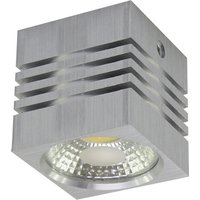 LED Deckenleuchte 5,5 cm breit Aufputz in Silber klein von Strühm