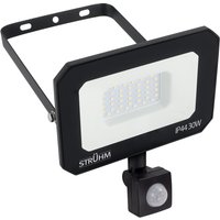 LED Flutlichtstrahler mit Bewegungsmelder 4200 K 3710 lm IP44 von Strühm