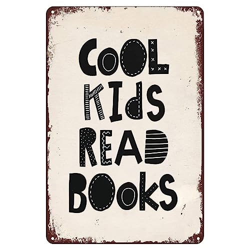 Coole Kids Read Books Inspirierende Wanddekoration Metallschilder Home Schild Motivierende Wanddekoration Hippie Blechschild Für Zuhause Wohnzimmer Bar Garage Cafe Home Decor 20 x 30 cm Coole Kids Read Books Inspirierende Wanddekoration Metallschilder Home Schild Motivierende Wanddekoration Hippie Blechschild Für Zuhause Wohnzimmer Bar Garage Cafe Home Decor 20 x 30 cm von Strunt