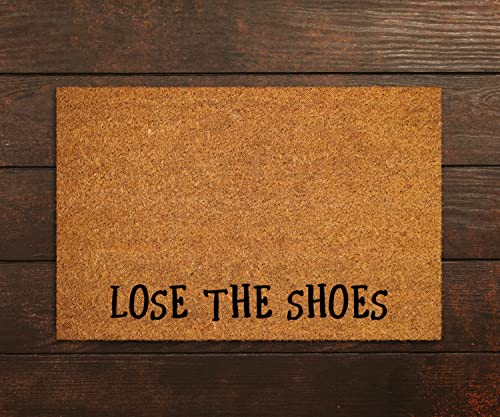 FunnyMats Fußmatte mit Aufschrift "Welcome Lose, The Shoes", gemütliche Büro-Fußmatte, lustige Fußmatte für drinnen und draußen, niedliche Fußmatte, Badezimmer-Fußmatte, Schuhmatte, Veranda, 50 x 80 von Strunt