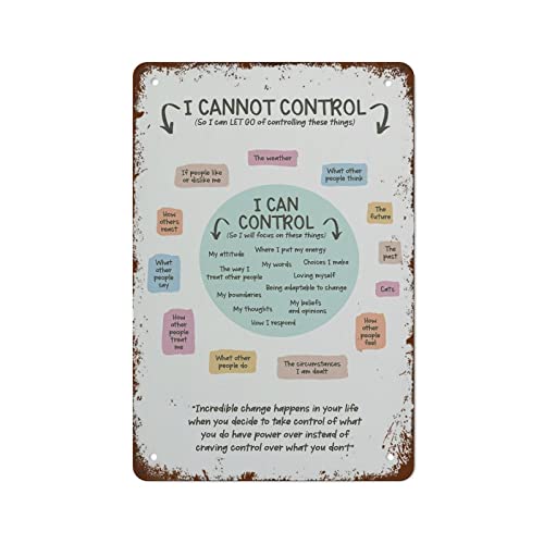 What I Can and Cannot Control Poster Therapy Office Decor Calming Down Corner 30,5 x 20,3 cm Wanddekor Retro Kunst Blechschild Lustige Dekorationen für Zuhause Bar Pub Cafe Bauernhof Zimmer What I Can and Cannot Control Poster Therapy Office Decor Calming Down Corner 30,5 x 20,3 cm Wanddekor Retro Kunst Blechschild Lustige Dekorationen für Zuhause Bar Pub Cafe Bauernhof Zimmer von Strunt