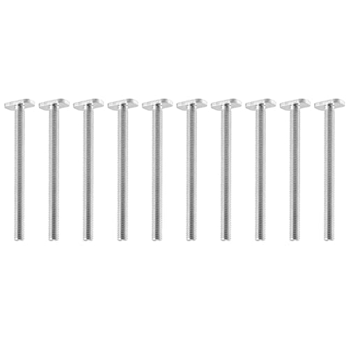 Sttejlbho 10 StüCke M8X100 Mm T-Mutter Schiebeschrauben für 30 Serie Gehrungsschiene T-Slot Holzbearbeitungswerkzeug Sttejlbho 10 StüCke M8X100 Mm T-Mutter Schiebeschrauben für 30 Serie Gehrungsschiene T-Slot Holzbearbeitungswerkzeug von Sttejlbho