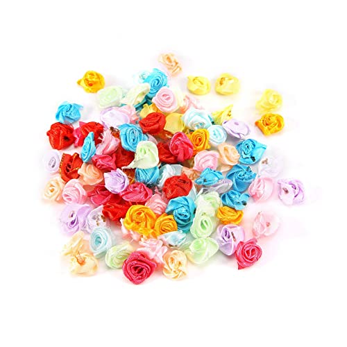 Sttejlbho 100 Stueck/Lot Mini Handgemachte Satin Rose Ribbon Rosetten Stoff Appliques Fuer Naehzubehoer Sttejlbho 100 Stueck/Lot Mini Handgemachte Satin Rose Ribbon Rosetten Stoff Appliques Fuer Naehzubehoer von Sttejlbho