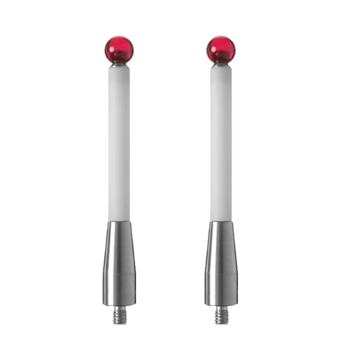 Sttejlbho 2 Stück CMM-Taststift 6mm Kugelspitze CMM-Kontaktsonden Keramikwellenprüfung Ersatzteile für Renishaw A-5000-3709 von Sttejlbho