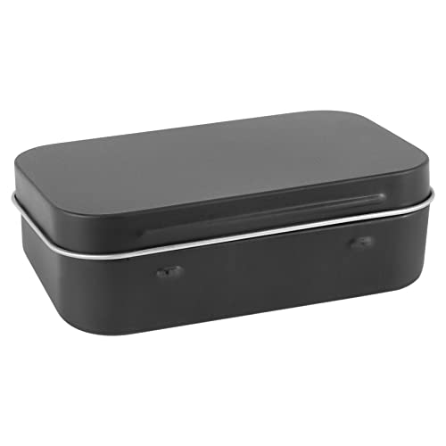 Sttejlbho 95x60x21mm Schwarze Blech Dose Schwarze Metall Box Mit Matte SÜßigkeiten Box Kleine Box Sttejlbho 95x60x21mm Schwarze Blech Dose Schwarze Metall Box Mit Matte SÜßigkeiten Box Kleine Box von Sttejlbho