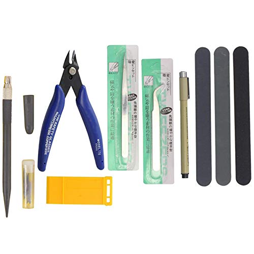 Sttejlbho Modell Werkzeug Kit Modeler Basis Werkzeug Bastelset Hobby Bau Werkzeug Kit für die Reparatur Von Auto Modellen von Sttejlbho