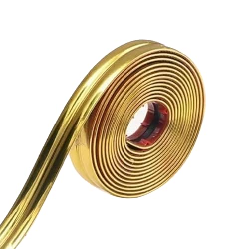 Sttejlbho PVC-Band Möbelkante 5M Eckenschutz Selbstklebende Dekorative Streifen Gold Puffer Schutzstreifen Wandsticker Sttejlbho PVC-Band Möbelkante 5M Eckenschutz Selbstklebende Dekorative Streifen Gold Puffer Schutzstreifen Wandsticker von Sttejlbho