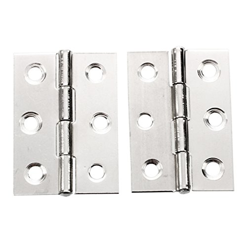 Sttejlbho Sttejlbho (R) 2 Stueck Edelstahl 4.4 x 3.1 cm Kabinett Tuerscharniere Hardware von Sttejlbho