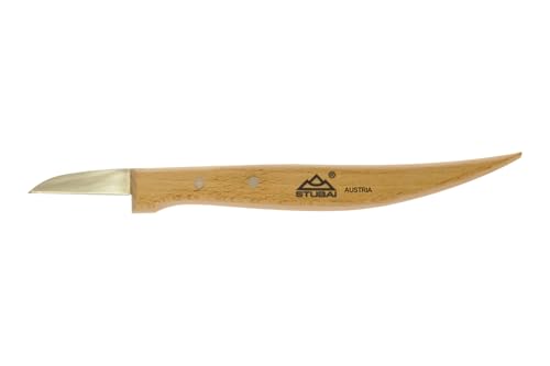 STUBAI Kerbschnitzmesser gerade 50 mm mit Ergonomiegriff | vorgeschliffen | lackierter Buchenholzgriff | präzises Schnitzwerkzeug | Made in Austria | Art.-Nr. 510505 STUBAI Kerbschnitzmesser gerade 50 mm mit Ergonomiegriff | vorgeschliffen | lackierter Buchenholzgriff | präzises Schnitzwerkzeug | Made in Austria | Art.-Nr. 510505 von STUBAI