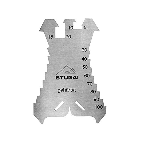 Stubai Anreißschablone 1,3 mm, gehärtet 140 x 100 mm, 278601 von STUBAI