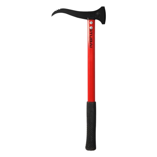 Stubai 674245 Handsappel mit Schneide/Alustiel gerade 550 mm, Schwarz/rot, 28 x 13 x 13 cm von STUBAI