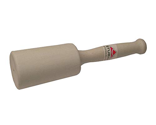 Stubai Bildhauerklüpfel | Holzschlegel konisch | 80 mm | Länge: 290 mm | Gewicht: 620 g | Naturbuche gedrechselt | Holzhammer für Schnitzarbeiten | Schnitzhammer & Klopfwerkzeug zum Künstlerwerkzeug von STUBAI