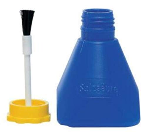 STUBAI Lötwasserfläschchen Blau mit Auslaufstopp und Pinsel 100ml - 284204 von STUBAI