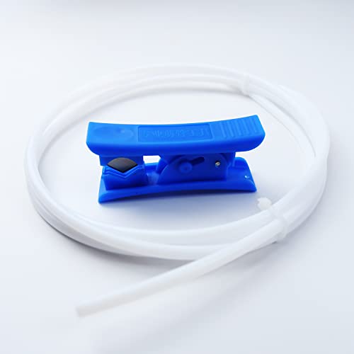 Stubotar PTFE Teflonschlauch 1 Meter/ 3.28ft 2mm ID X 4mm OD zum 1.75 Filament Bowden 3D Drucker - Weißer Teflonschlauch + PTFE Teflonschlauchschneider Stubotar PTFE Teflonschlauch 1 Meter/ 3.28ft 2mm ID X 4mm OD zum 1.75 Filament Bowden 3D Drucker - Weißer Teflonschlauch + PTFE Teflonschlauchschneider von Stubotar