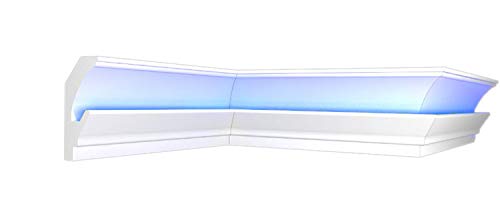 LED Leiste indirekte Beleuchtung Stuckleisten Styroporleiste passend zur 1x Aussen Ecken BL 14 von Stuck Dekorbau
