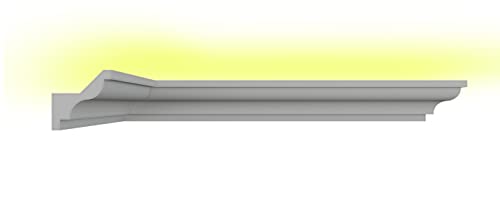 MUSTER LED Leiste indirekte Beleuchtung Lichtprofil Stuckleisten Dekor Styroporleiste BL 04 von Stuck Dekorbau