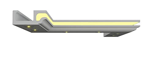 MUSTER LED indirekte Beleuchtung Styroporleiste Stuckleisten Stuck Dekor passend zur BL 21 von Stuck Dekorbau