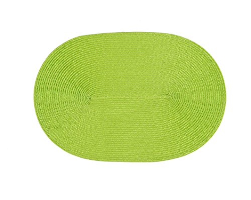 Stuco Trends Textiles Platzset, 100% Polypropylen, grün, 45 x 30 x 0.2 cm, 4 von Stuco Trends Textiles