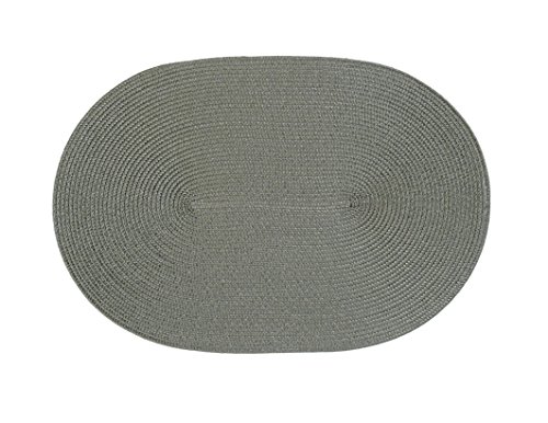 Stuco Trends Textiles Platzset, 100% Polypropylen, grau, 45 x 30 x 0.2 cm, 4 von Stuco Trends Textiles