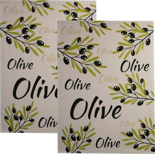Stuco Geschirrtuch "Verdial" 2er-Pack Baumwolle grün Größe 50x70 cm von Stuco