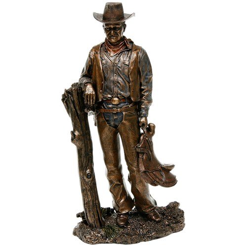 Bronze Screen Legend Standing Cowboy - John Wayne by Studio Collection von Studio Collection
