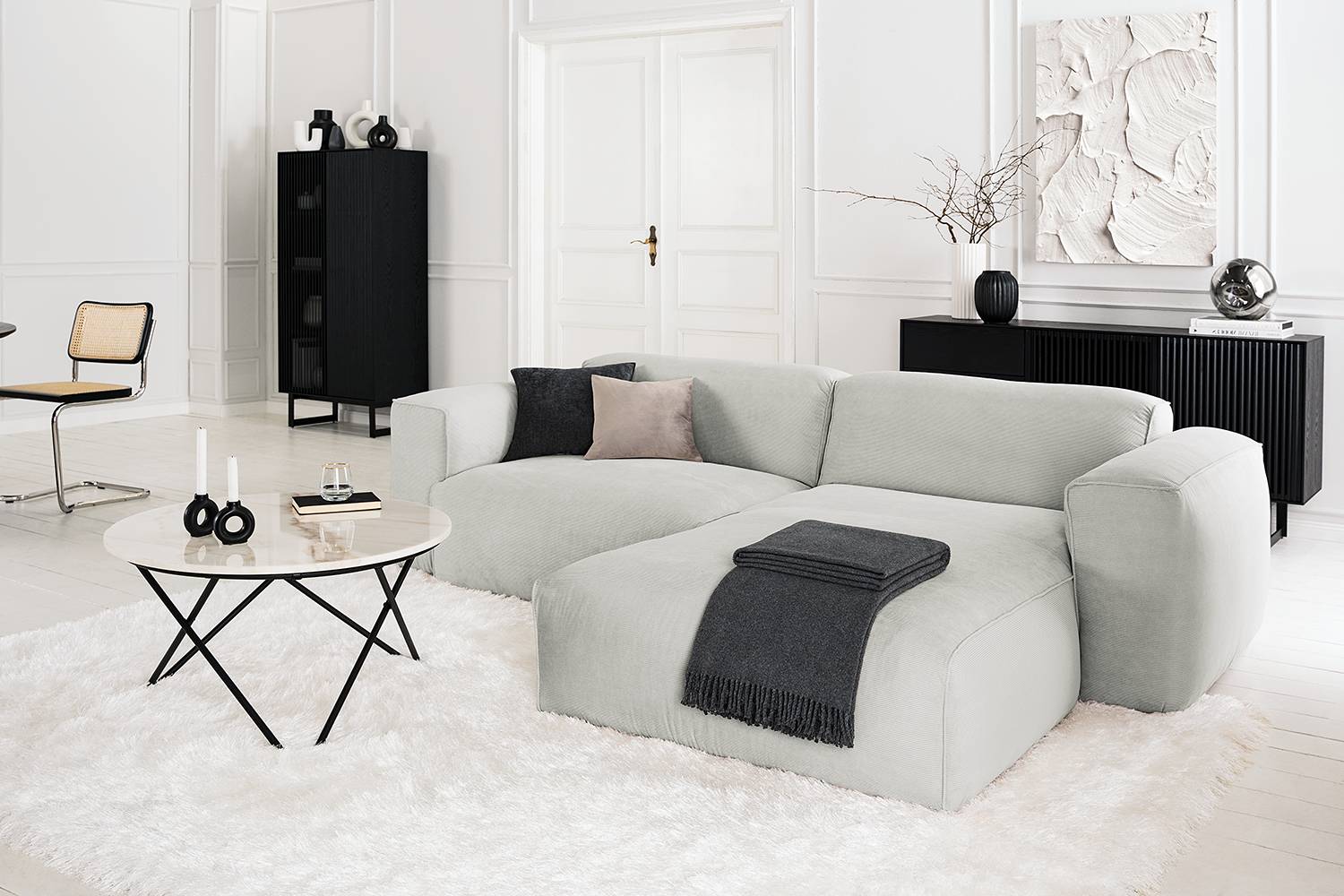 Ecksofa HUDSON 1,5-Sitzer mit Longchair von Studio Copenhagen