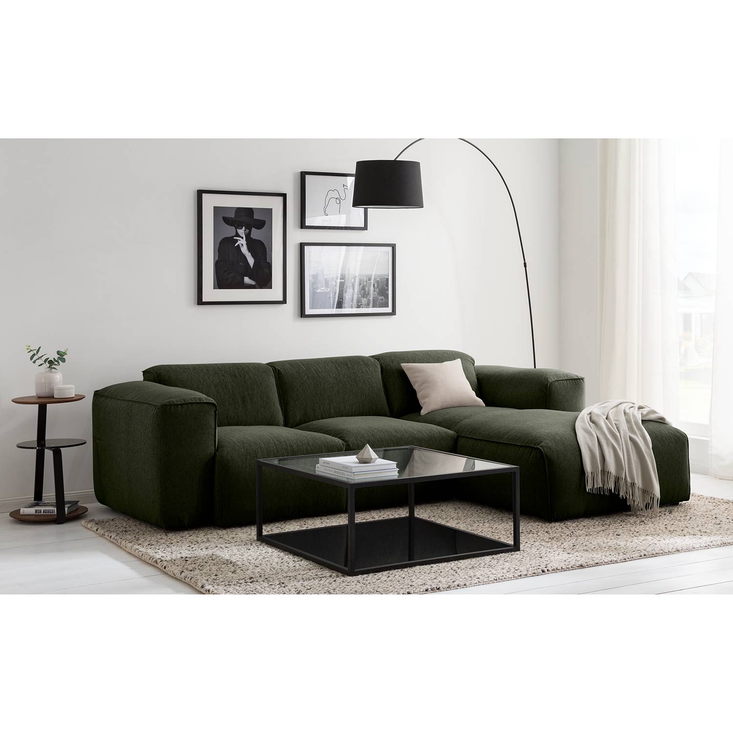 Ecksofa HUDSON 3-Sitzer mit Longchair von Studio Copenhagen