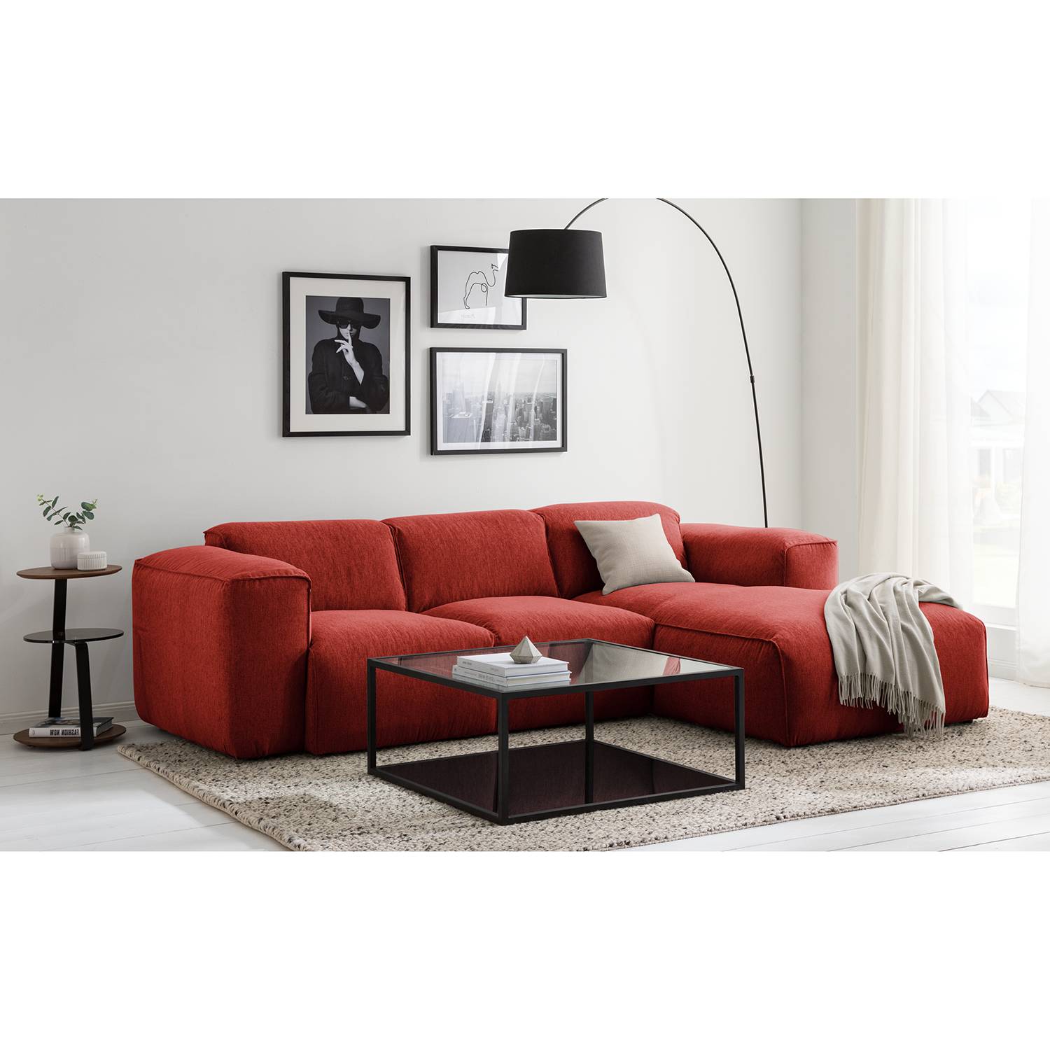 Ecksofa HUDSON 3-Sitzer mit Longchair von Studio Copenhagen