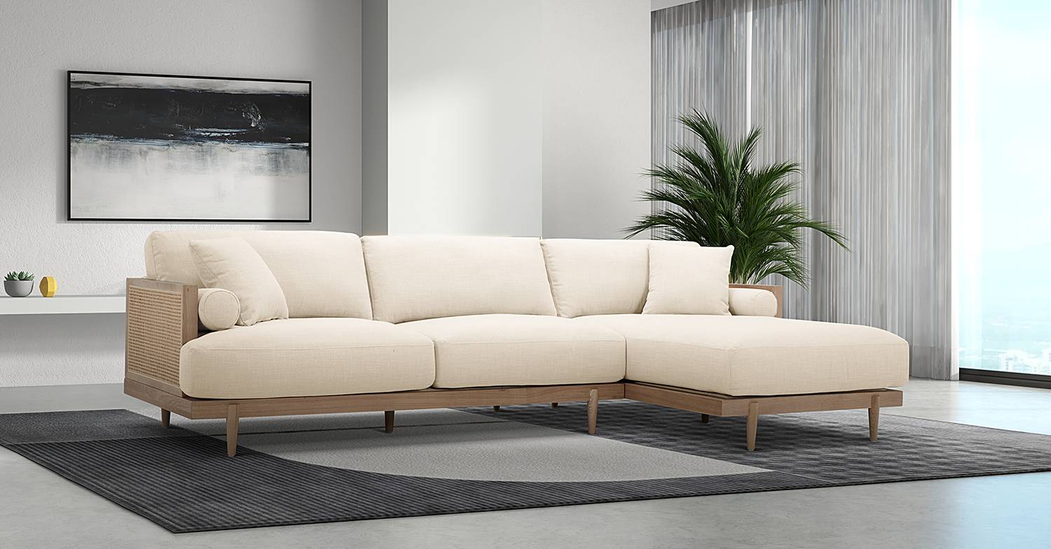 Ecksofa KERKKO mit Longchair von kollected