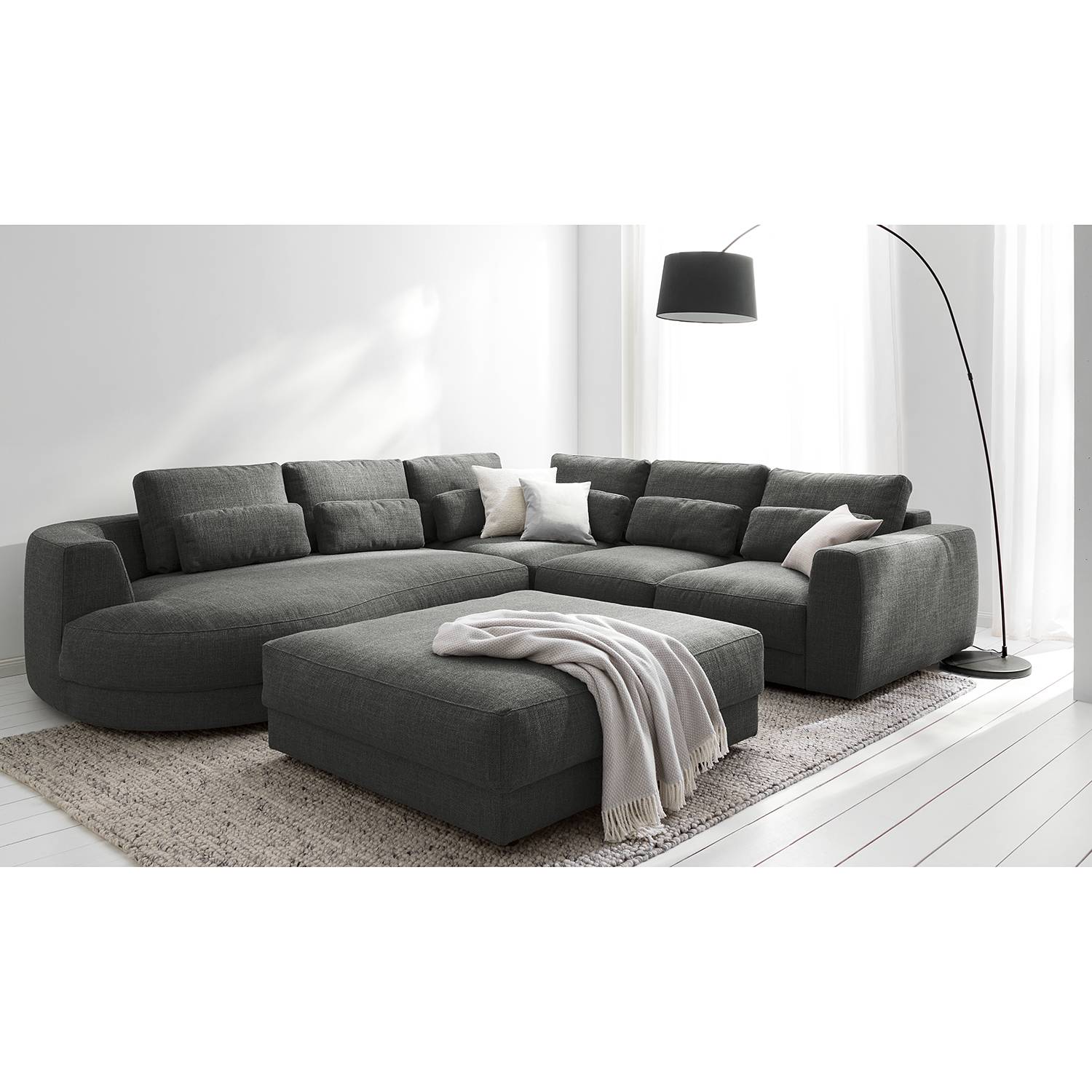 Ecksofa WILLOWS 2-Sitzer mit Ottomane von Studio Copenhagen